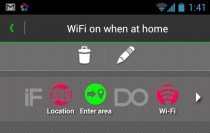 Turn WiFi off when leaving home rule