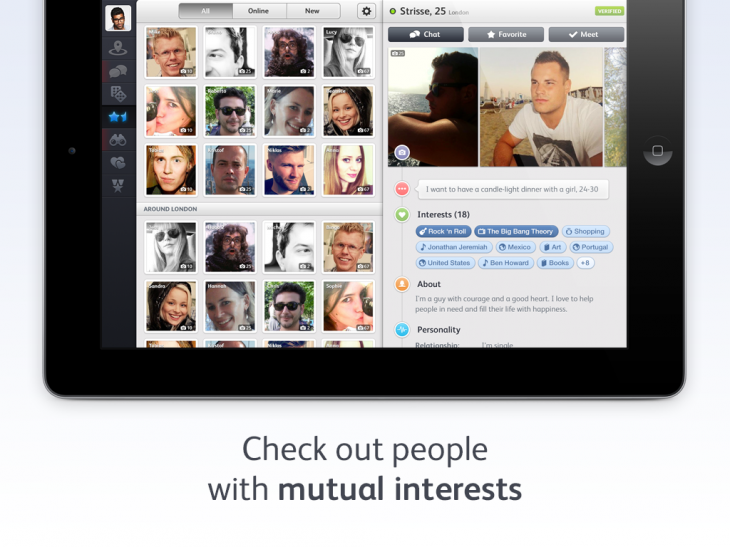 Social dating service Badoo launches an iPad app for its 172 million users