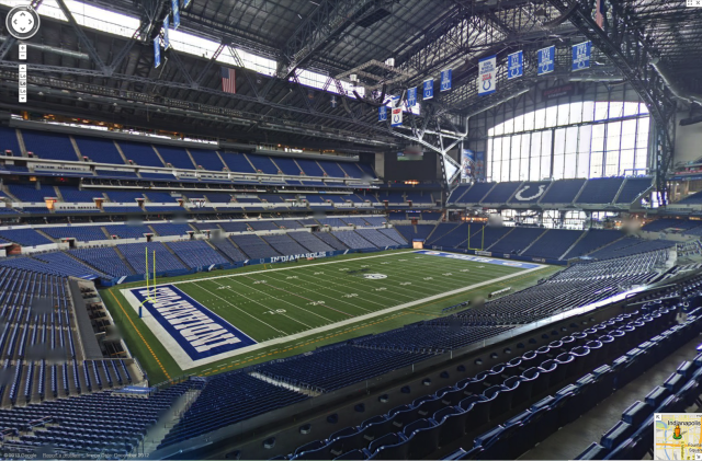 Google’s Street View Goes Inside Its First NFL Venue, Maps Colts Stadium