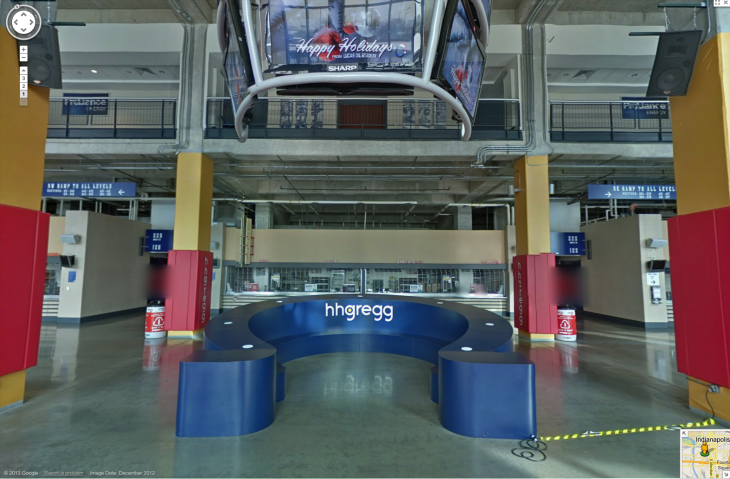 Concourse streetlevel5 730x479 Google Maps hosts its first NFL arena with a 360 degree look at the Indianapolis Colts stadium