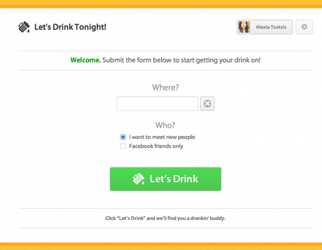 Let’s Drink Tonight Helps You Find People To Drink With