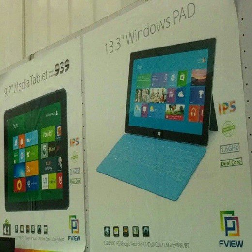 These fake Microsoft Surface tablets run Android 4.1 Jelly Bean