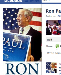 Ron Paul Is The Second Most Popular Republican Candidate On Facebook (And He’s Gaining)