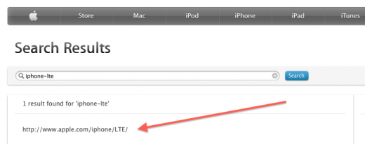 Apple website confirms iPhone 5 will support LTE networks