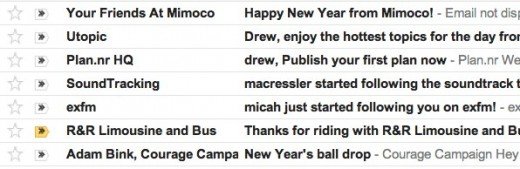 Stop whining and start 2012 off with zero unread emails