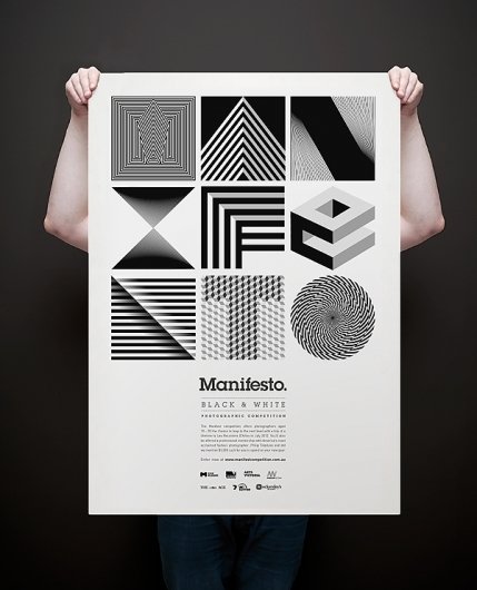  25 Beautiful black and white print designs for your inspiration