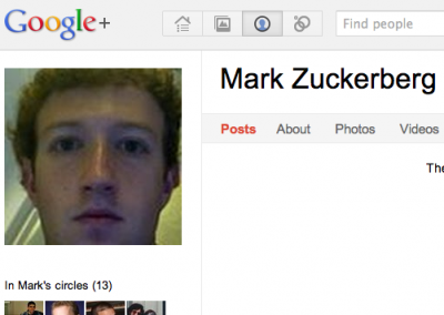 mark zuckerberg google+