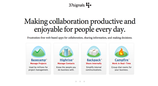 37signals Web based collaboration apps for small business1 7 NYC design studio blogs that you should be reading