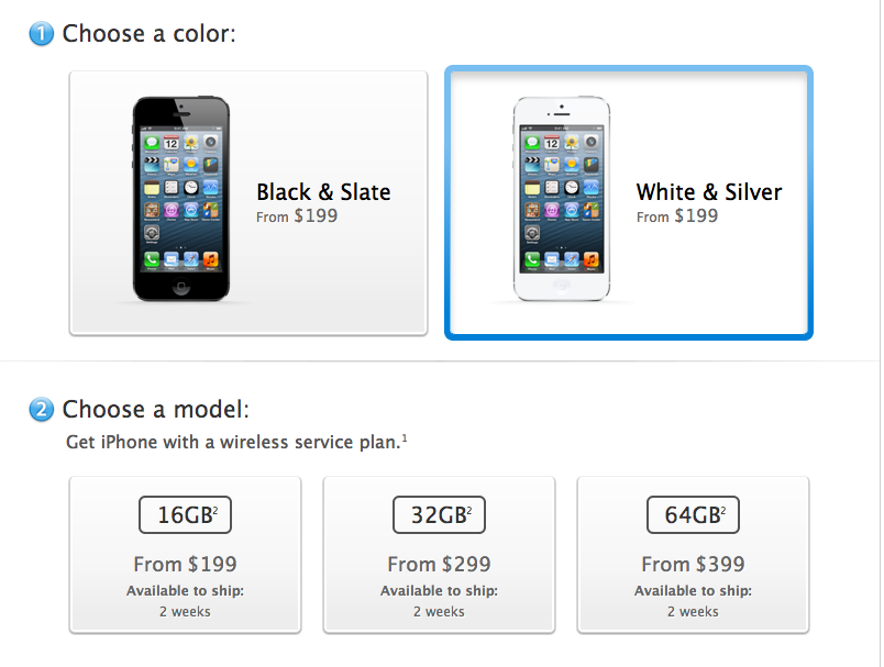 iPhone 5 Shipping Time Improves, For Some (AAPL)