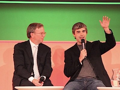 Eric Schmidt Larry Page Zeitgeist '09