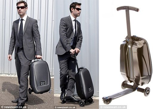 This “commuter scooter” turns your briefcase into personal transport.