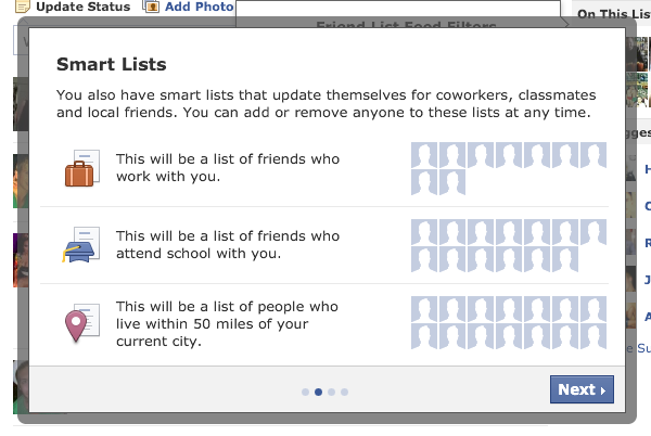 Facebook Begins Auto-Grouping Friends Into Smart Lists