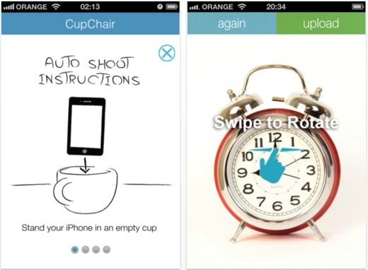 CupChair makes 360° product views easy, using just your iPhone and a cup