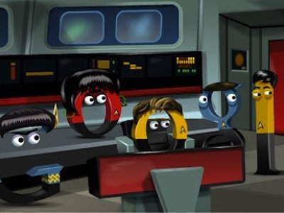Google Doodle Star Trek