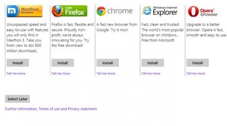 Windows 8′s ‘browser ballot’ screen making its way into the market via update KB976002