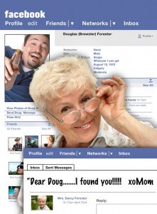 facebook mom stalker1 221x300 Our obsession with social networks guarantees their advertising power