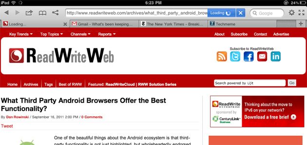 5 Things Apple Can Learn From Third Party iPad Web Browsers