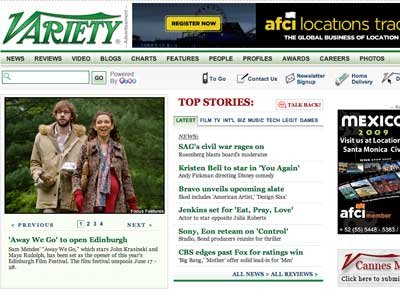 Destroyed By Blogs, "Variety" Magazine Will Sell For Less Than $30 Million