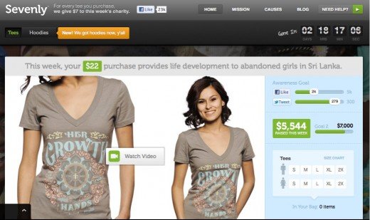 Sevenly has found a brilliant way to sell t-shirts for charity