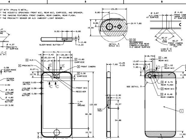 Apple Just Posted Detailed Blueprints Of The iPhone 5 Online (AAPL)