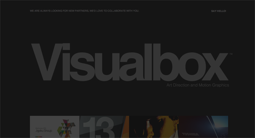 Visualbox 9 Gorgeous examples of black and white websites