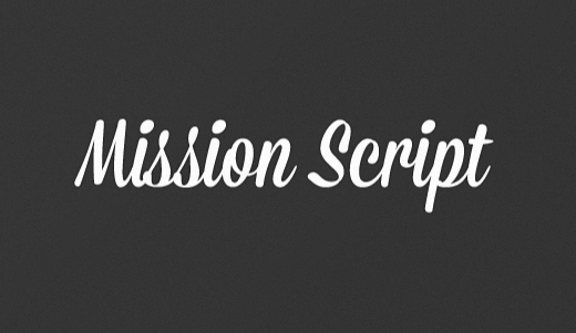 mission script 30 Brand new typefaces released last month that you need to know about (September)