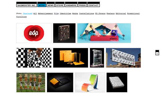 Sagmeister Inc 7 NYC design studio blogs that you should be reading