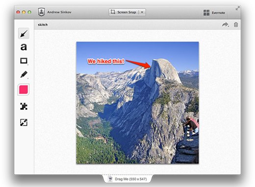 skitch mac TNW Evernote launches Skitch 2.0, brings it to iPhone and iPod touch for the first time